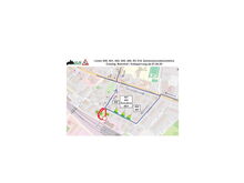Lagekarte mit Sperrung Bahnhofsvorplatz