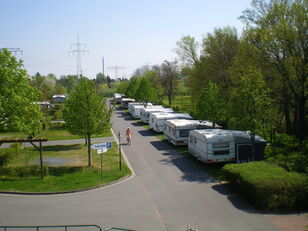 Campingplatz Coswig - Stellplätze mit Caravans
