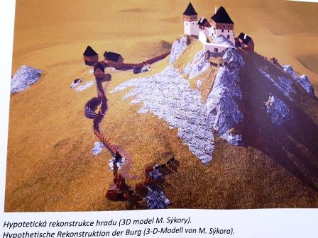 Modell einer Festungsanlage aus der Hussitenzeit