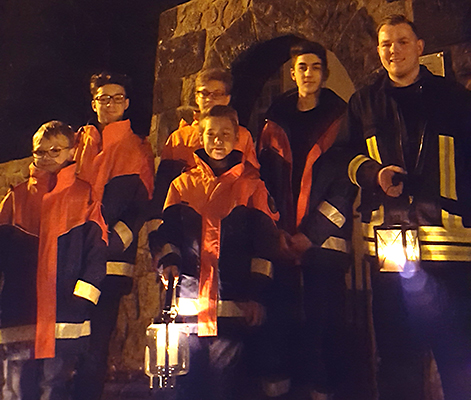 Friedenslicht in Coswig