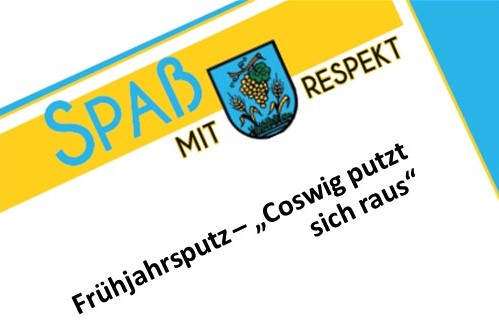 Frühjahrsputz am 13. April