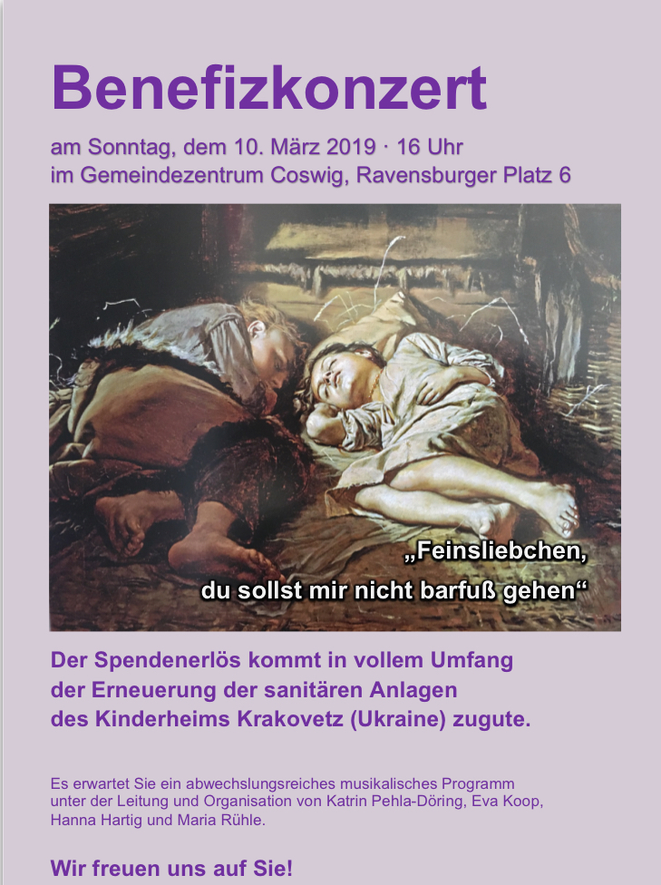 Plakat zum Konzert