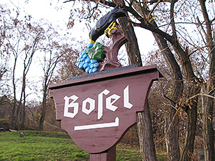 Wegweiser zur Bosel