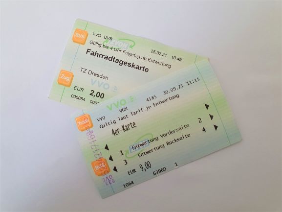 Fahrkarten des VVO