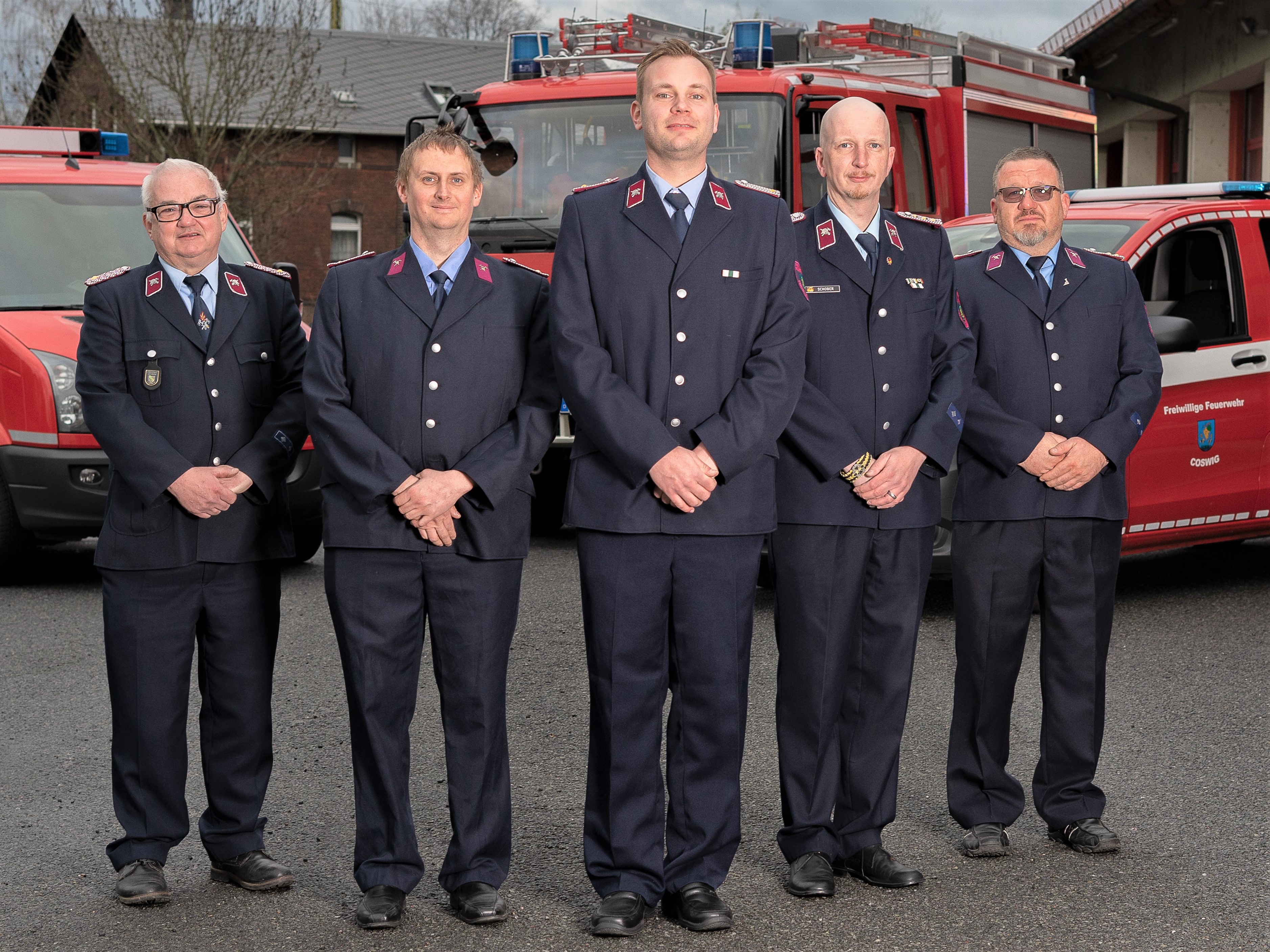 Der Wehrleiter und seine Stellvertreter