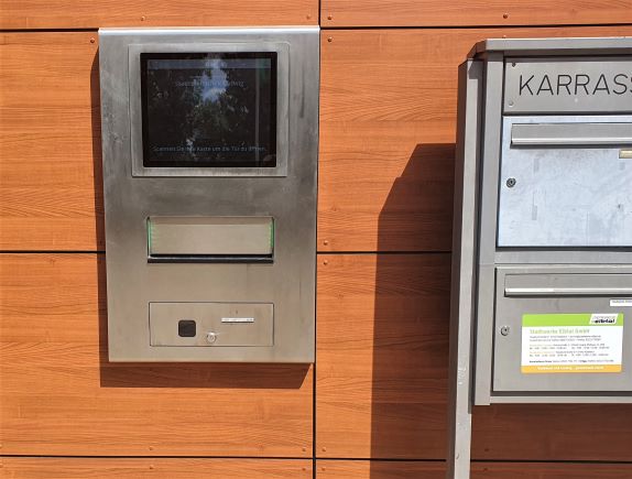 Rückgabeautomat der Stadtbibliothek