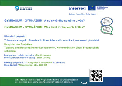 Plakat zum Schüleraustausch mit dem Gymnasium