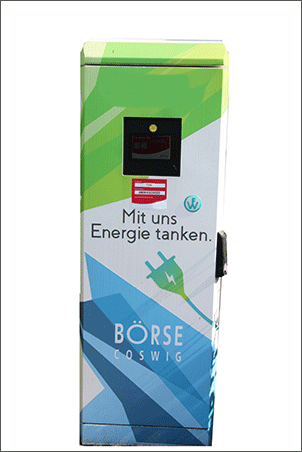 Beispielfoto einer E-Ladesäule