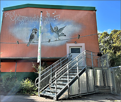 Gebäude der Kita Spitzgrundspatzen, Foto: WVS
