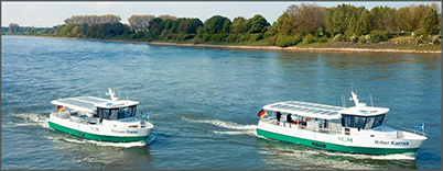 Überführung der Elektrofähren, Foto: Georg Keibler