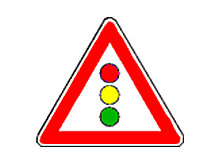 Verkehrszeichen "Ampel"