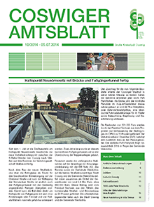 Titelseite des Amtsblattes