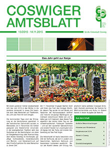 Titelseite des Amtsblattes
