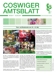 Titelseite des Amtsblattes