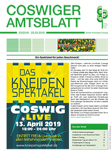 Titelseite des Amtsblattes