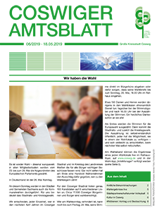 Titelseite des Amtsblattes