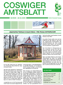 Titelseite des Amtsblattes
