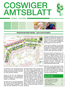 Titelseite des Amtsblattes