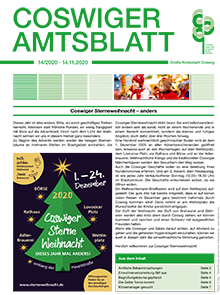 Titelblatt des Amtsblattes