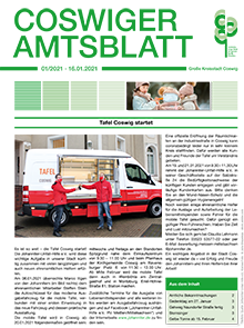 Titelseite des Amtsblattes