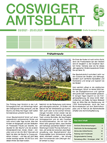 Titelseite des Amtsblattes