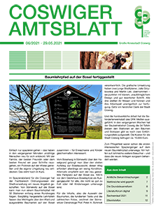 Titelseite des Amtsblattes
