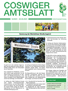 Titelseite des Amtsblattes
