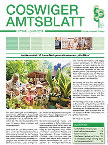 Titelseite des Amtsblattes vom 04.06.2022