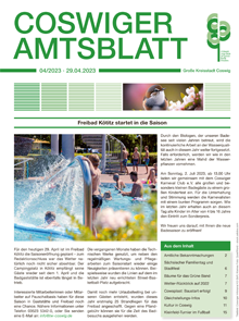 Titelseite des Amtsblattes vom 29.04.2023