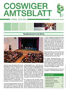 Titelseite des Amtsblattes vom 20.01.2024