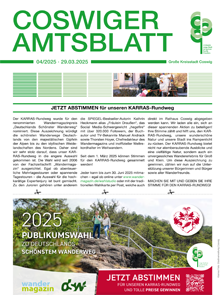Titelseite des Amtsblattes vom 29.03.2025