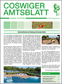 Titelseite des Amtsblattes vom 05.07.2025