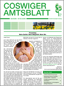 Titelseite des Amtsblattes