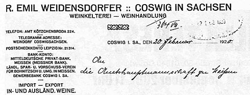 Eintrag aus Adressbuch von 1941