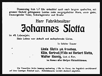 Traueranzeige Familie