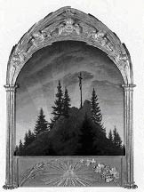 Tetschener Altar (Kreuz im Gebirge) - Caspar David Friedrich