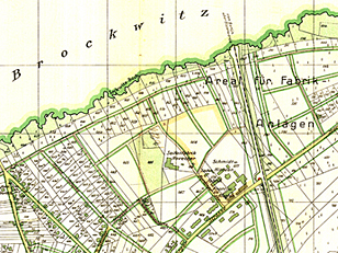 Ausschnitt aus historischer Flurkarte